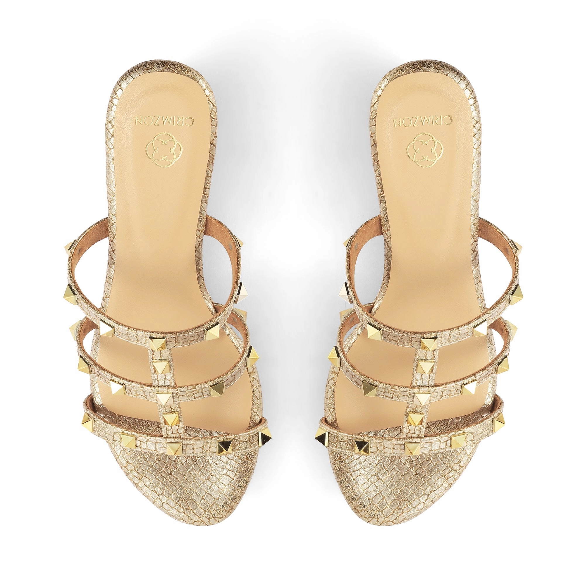 DRAMA- BRONZE WEDGES Trendy Summer Shoes Lightweight Flats