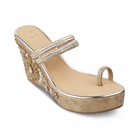 SHAIZA- EMBROIDERED KOLHAPURIS Everyday Shoes