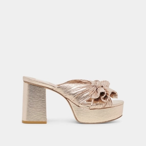 BLARE HEELS PLATINUM SATIN Elastic Band