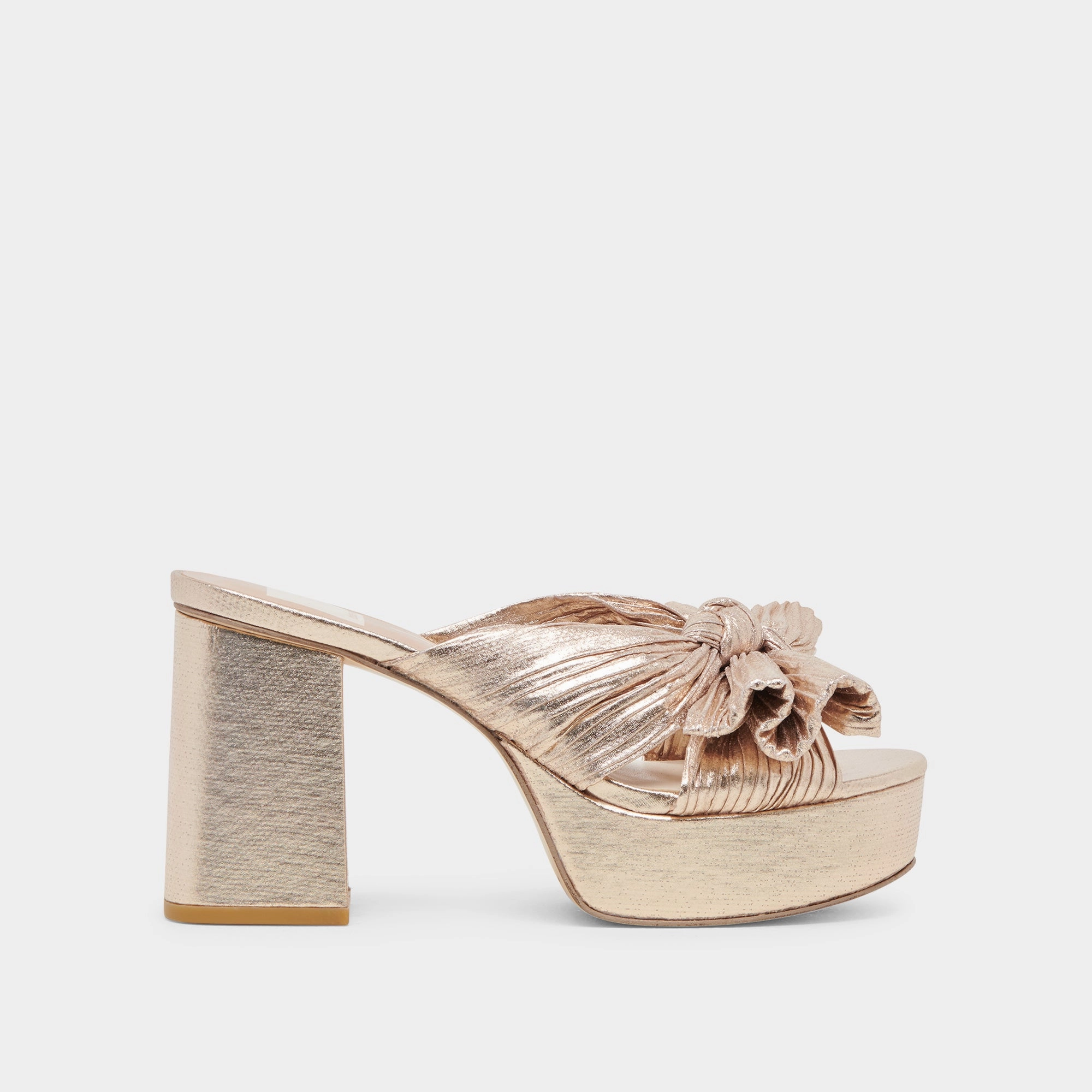 BLARE HEELS PLATINUM SATIN Elastic Band