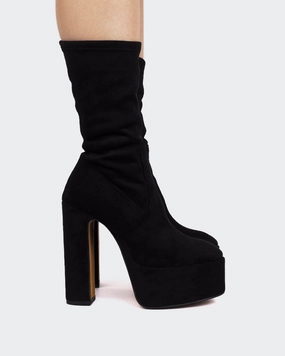 Dixie Black Suede Stretch Ranch Wear Quality craftsmanship