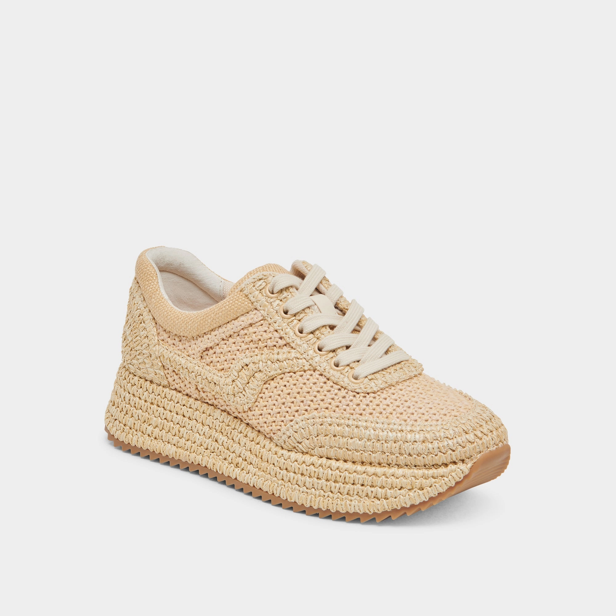 SHYLOH SNEAKERS LT NATURAL RAFFIA most waterproof