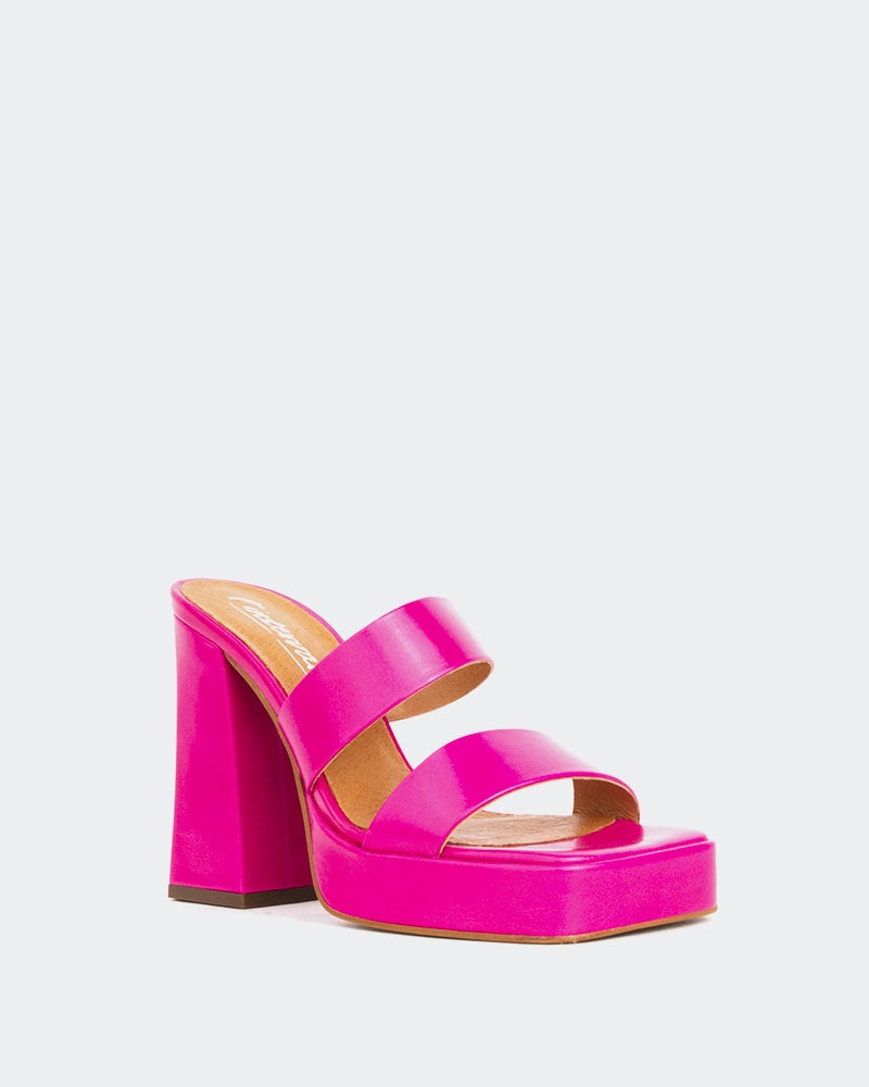 Chic Flip-flops for Men Jinx Pink Leather/Cuir Rose