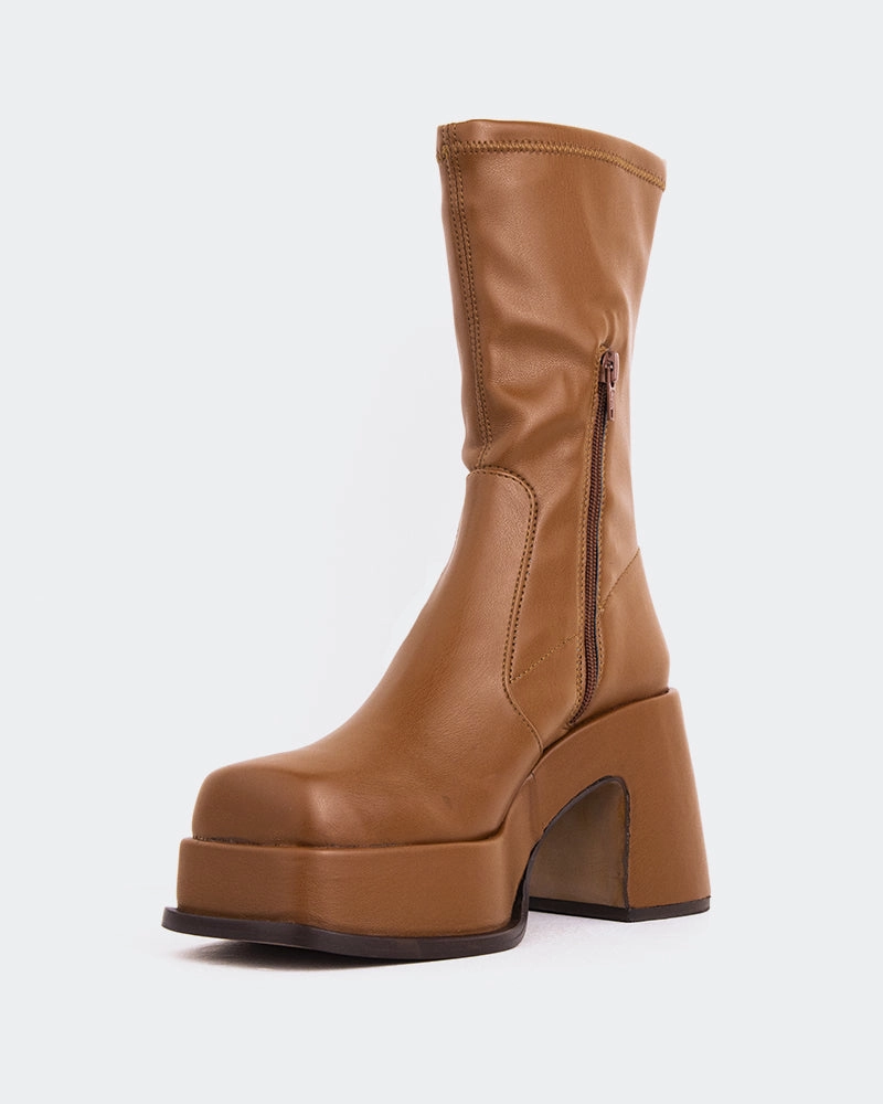 Turcot Tan Stretch Comfortable Straps