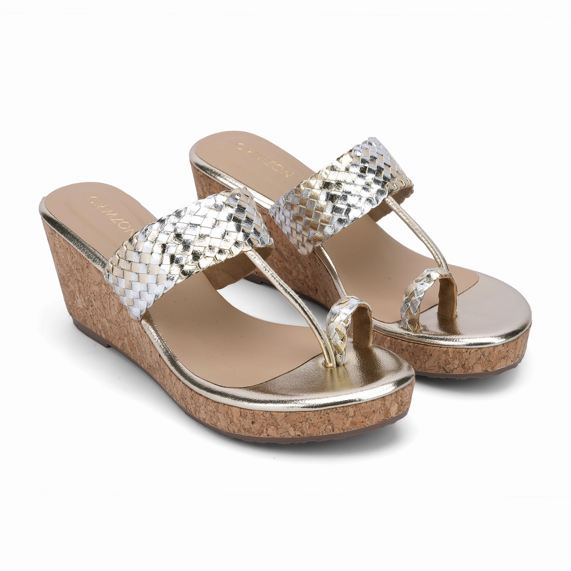 CHANDNI- GOLD KOLHAPURIS Fit All