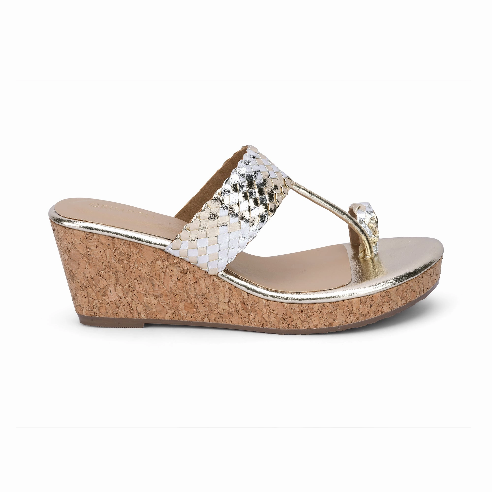 Casual Walk CHANDNI- GOLD KOLHAPURIS