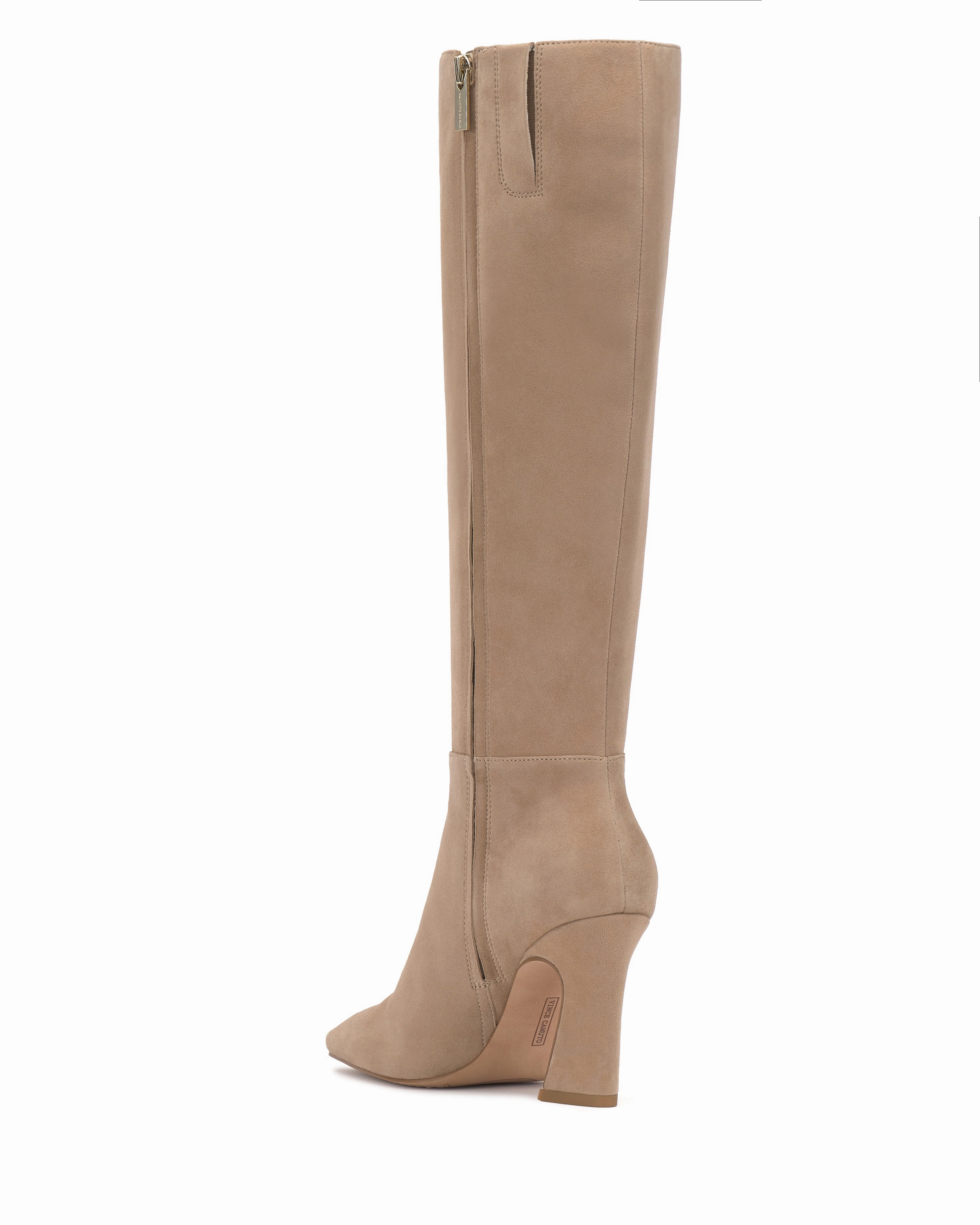 Luxurious Touch Strap Bennidy Wide Calf Knee High Boot