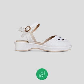 Palermo (Off White) Wide Comfort Foot Hug