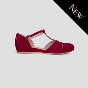 Sharp Lines London (Wine Red Suede)