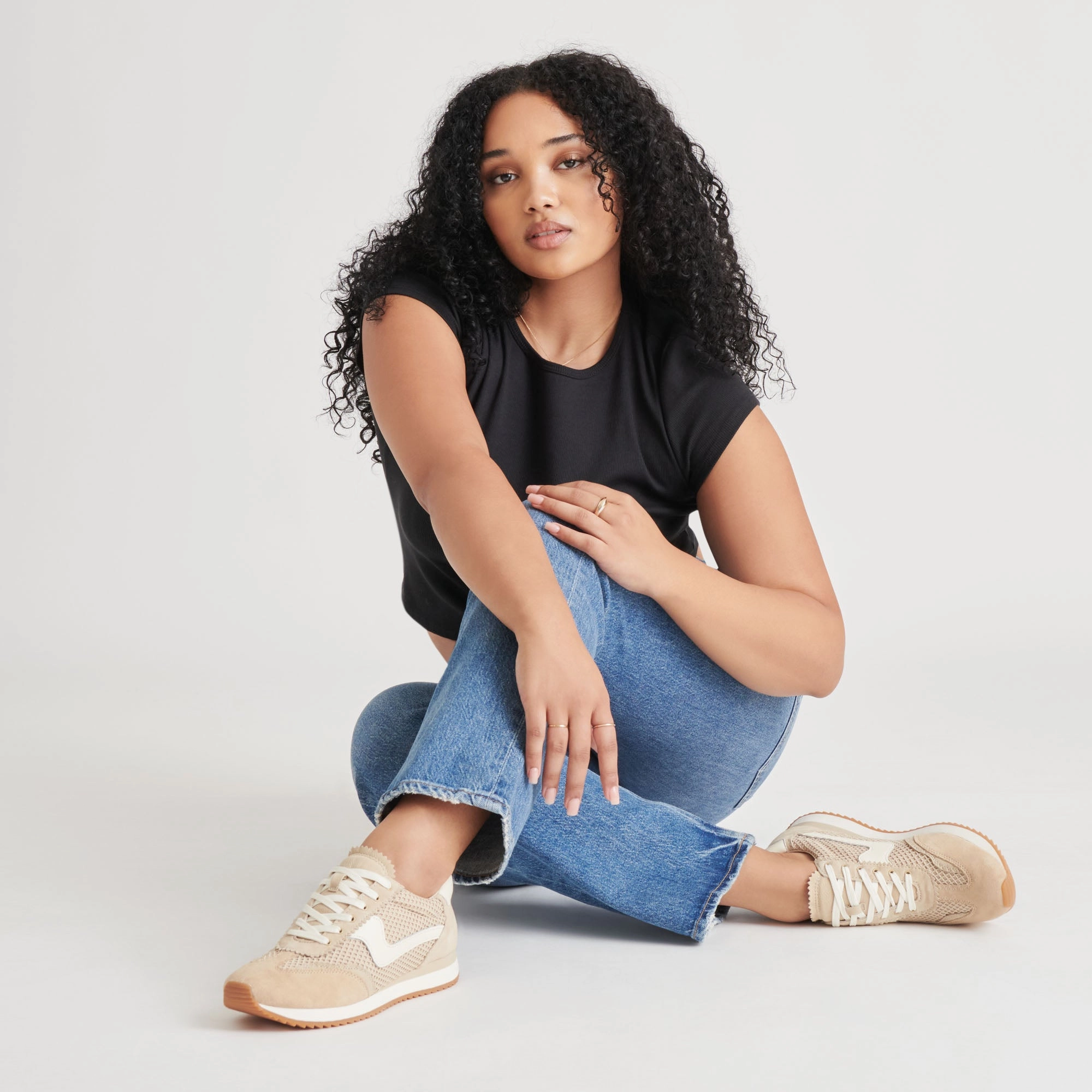 B.NTCD MESH SNEAKERS SESAME WOVEN MESH Pink Ergonomic Contour