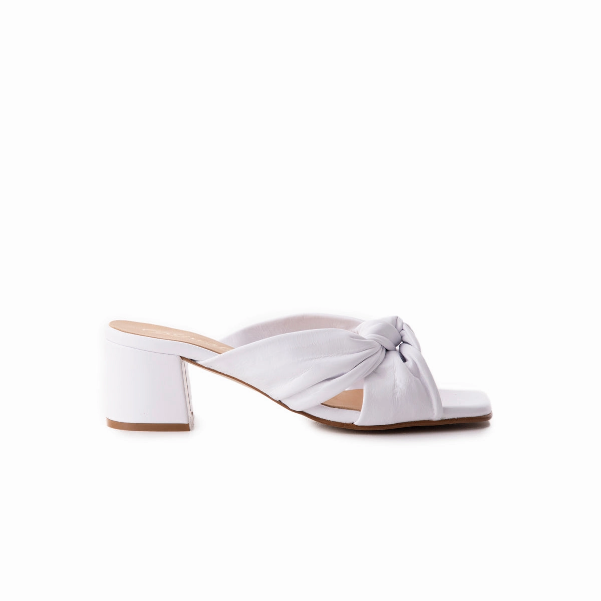 Sleek Sandals for Men Sobral White Leather