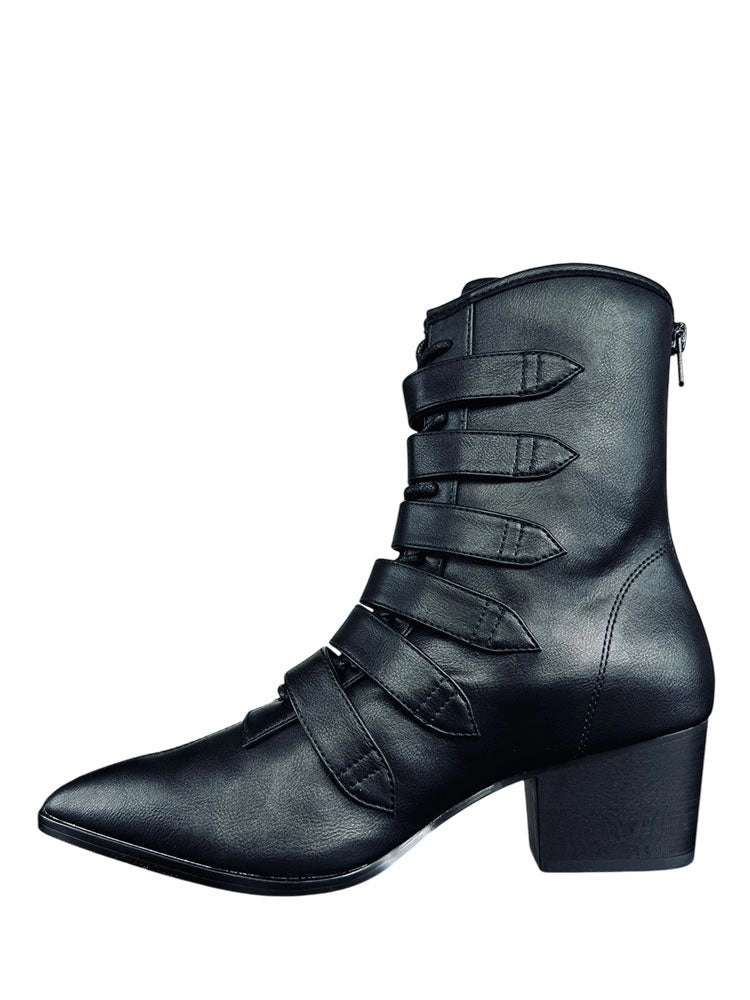 Wide Cut COVEN BOOT - BLACK