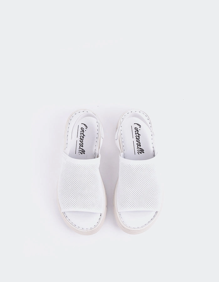 Solihull White Leather Work Wear