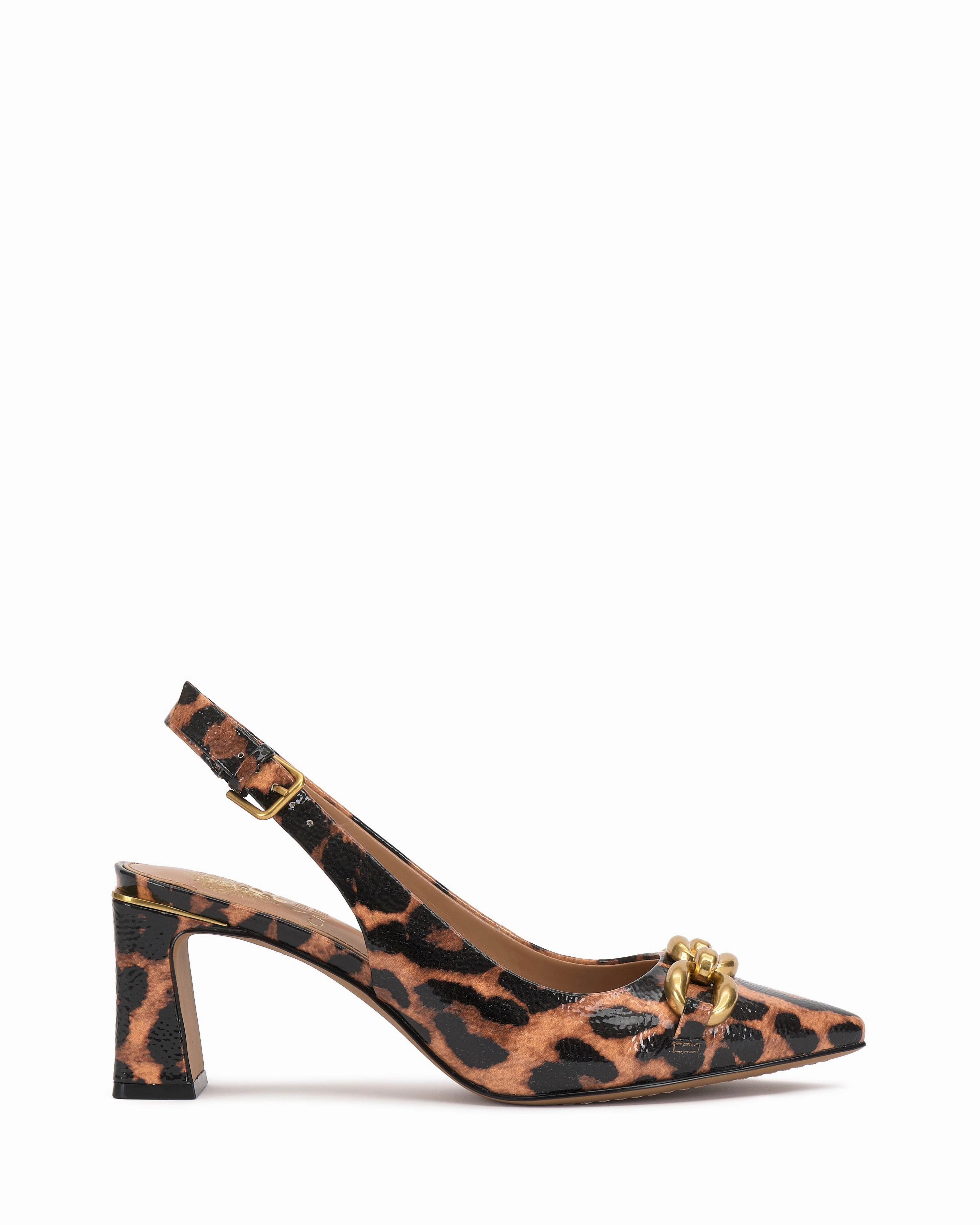 Hamden Statement Slingback Low Profile Heel