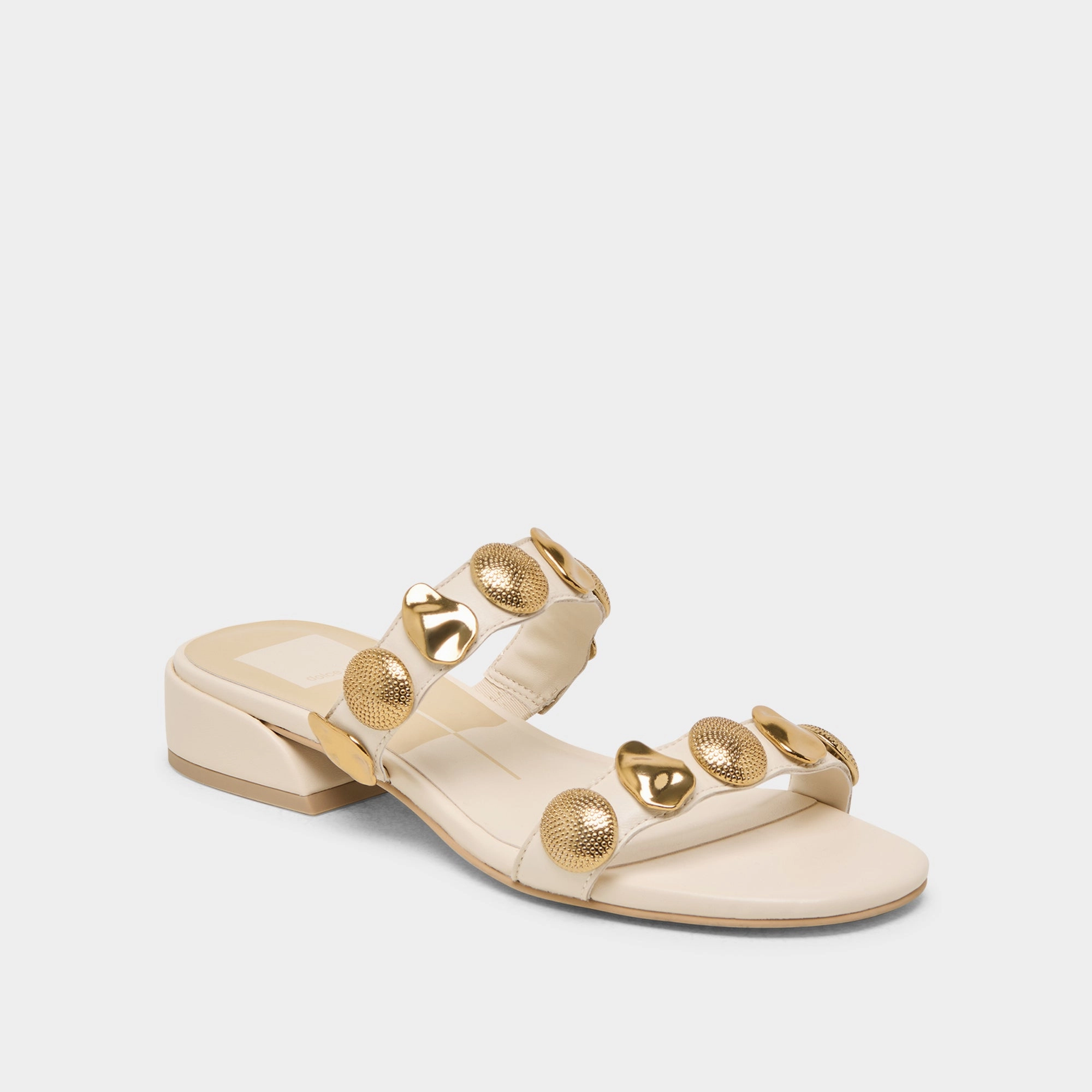 FARROW SANDALS CREME LEATHER highest