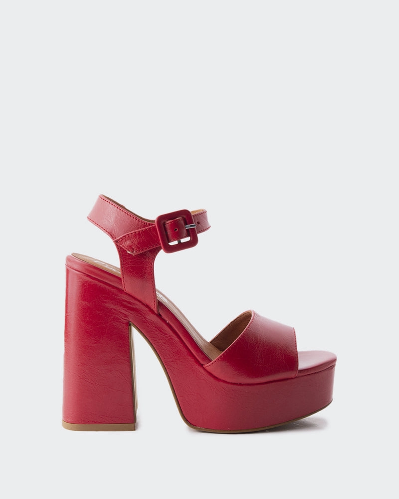 Stafilos Red Leather Sunny Walk