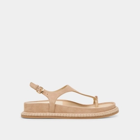 beach lovers zipper STEFAN GEMSTONE SANDALS BAMBOO SUEDE
