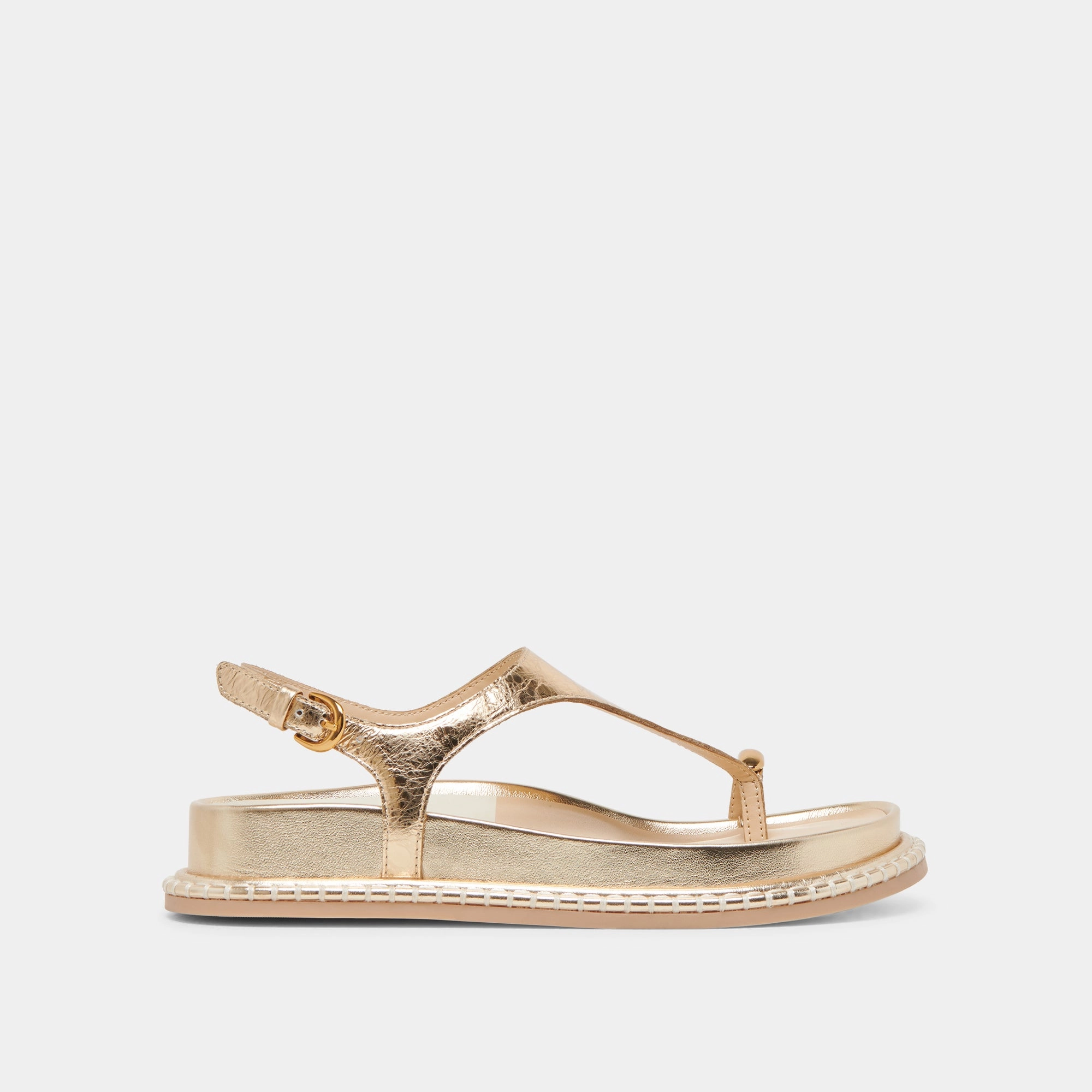 STEFAN SANDALS GOLD DISTRESSED LEATHER special - occasion breathable insole