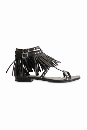 platform sandals Cushioned Ankle Collar [WS5001] Saint Laurent | Flat sandals