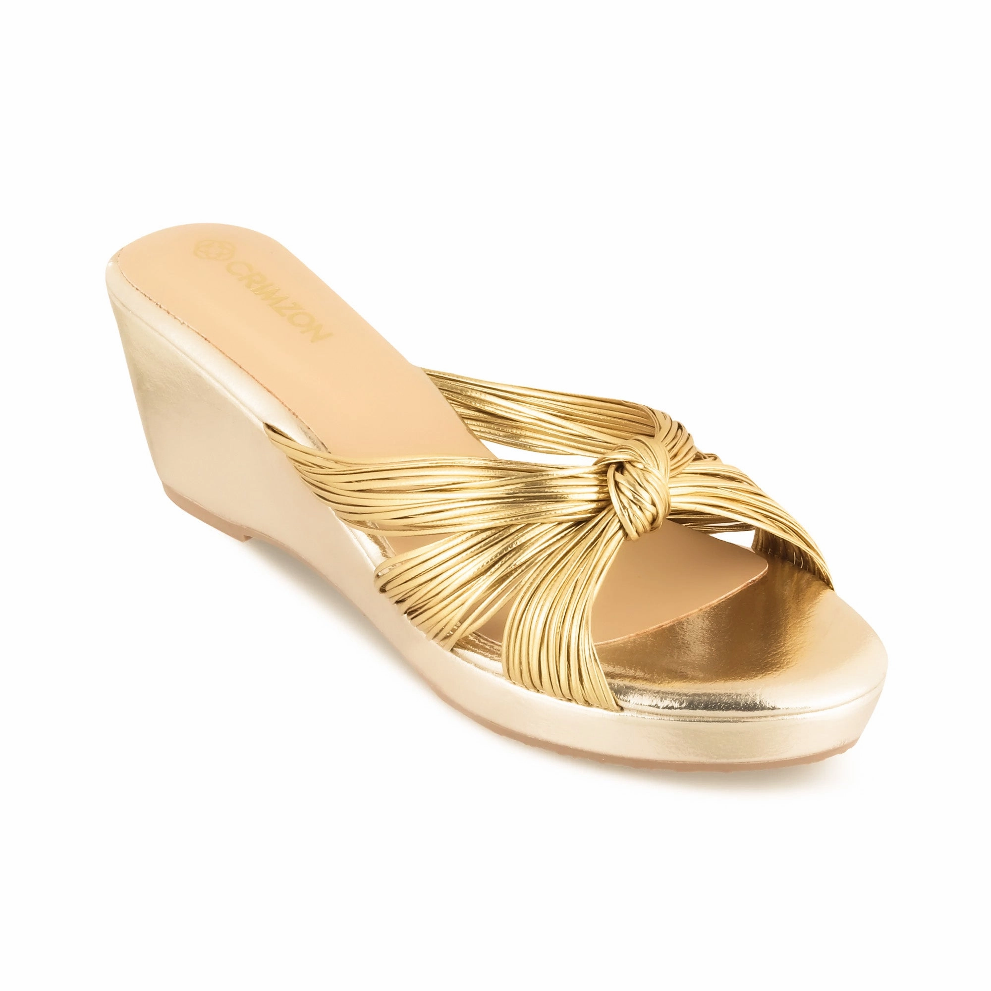 ELYSE- GOLD WEDGES Airflow Optimized Design Universal Look