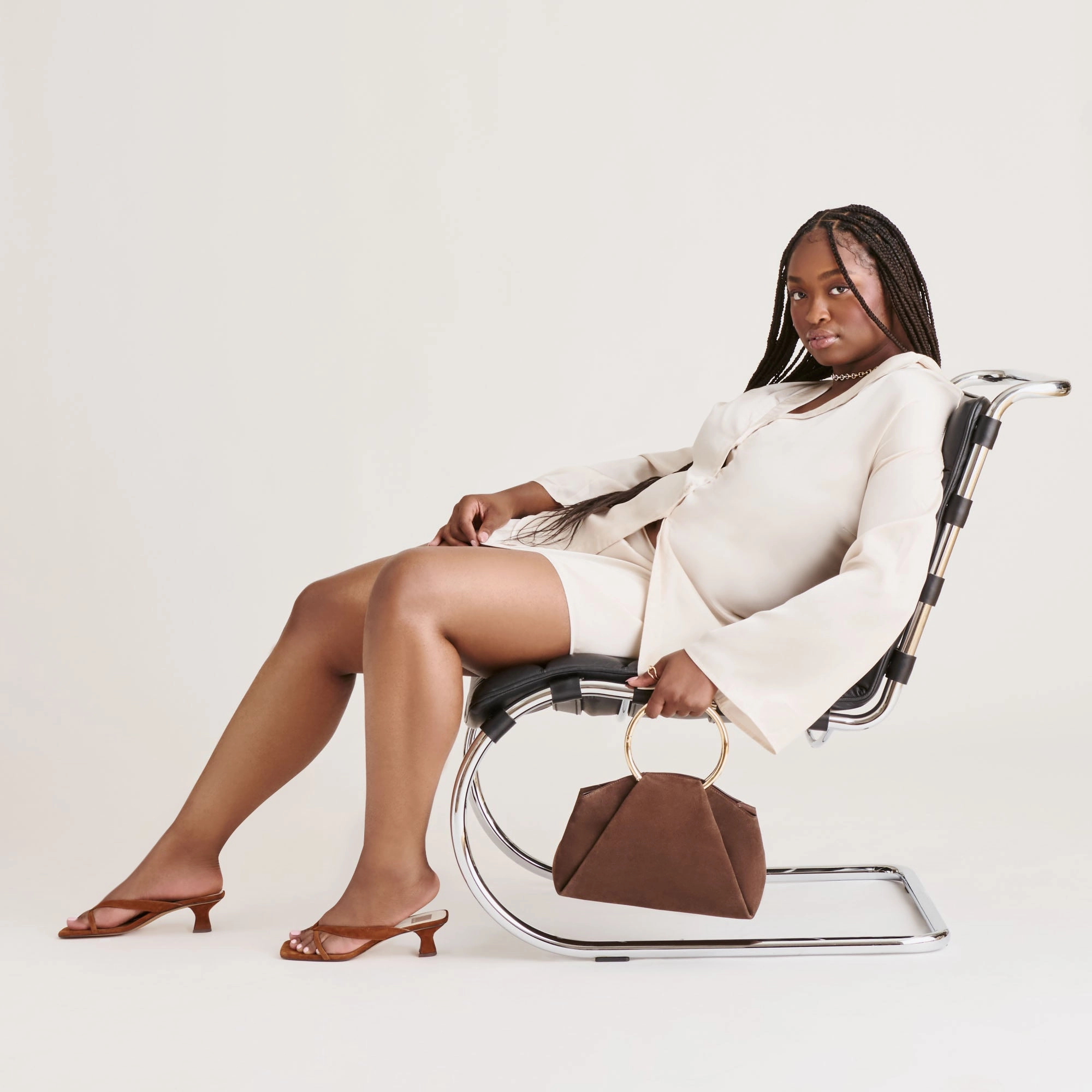 affordability - level Block Heel BREVEL HEELS DK BROWN SUEDE