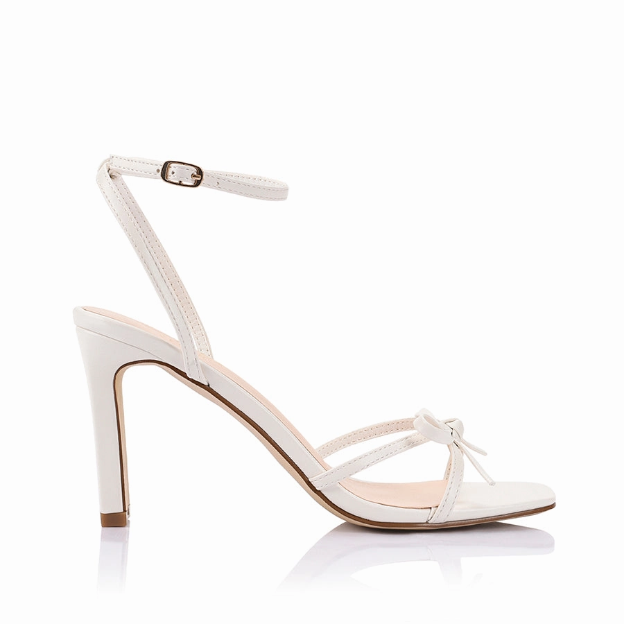Kith Block Heel Sandals - Chalk White Weekly Rotation Shine Keep
