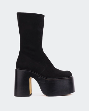 Motor Edge Strong Sole Remington Black Suede Stretch