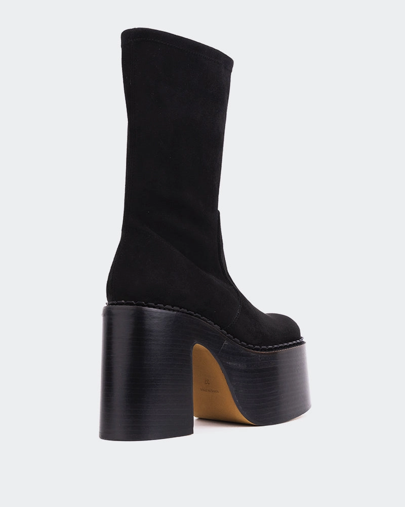 Remington Black Suede Stretch Protective Finish Morning Walk