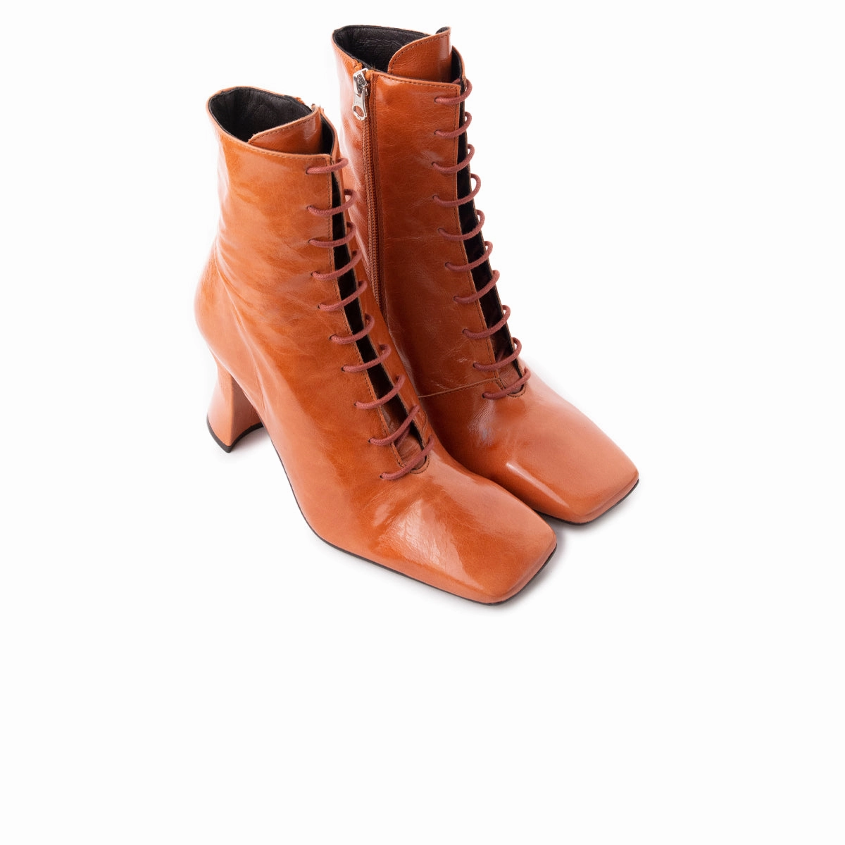 Stylish Footwear Lockwood Burnt Orange Leather