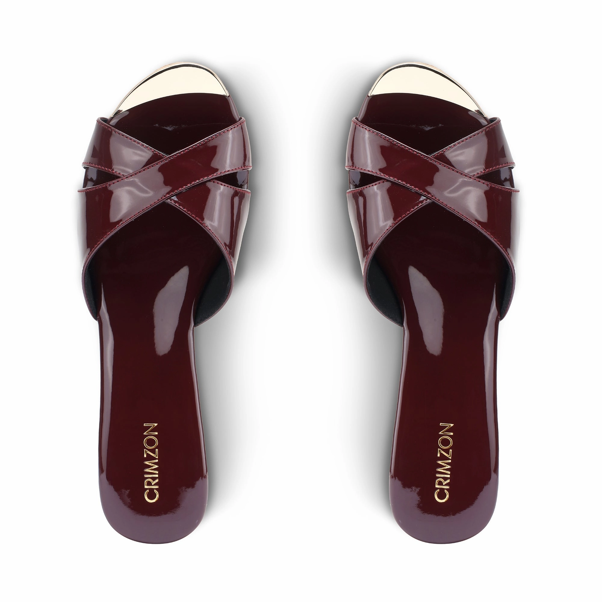 Gel Cushioning AIYANA- BURGUNDY WEDGES
