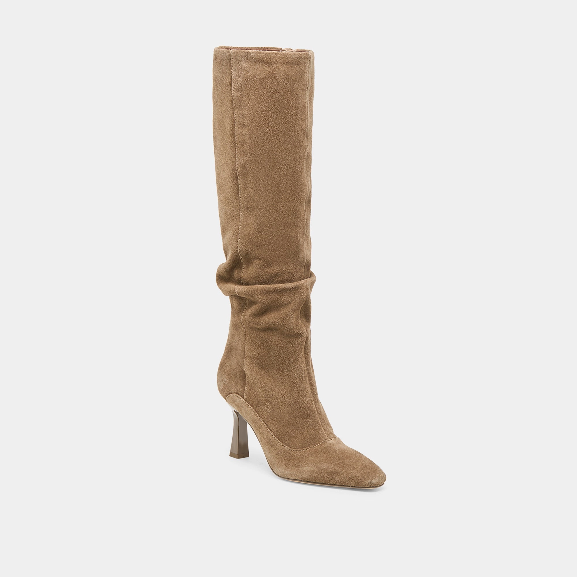 Flexible Grooves Classy ease LOUSA BOOTS OLIVE SUEDE
