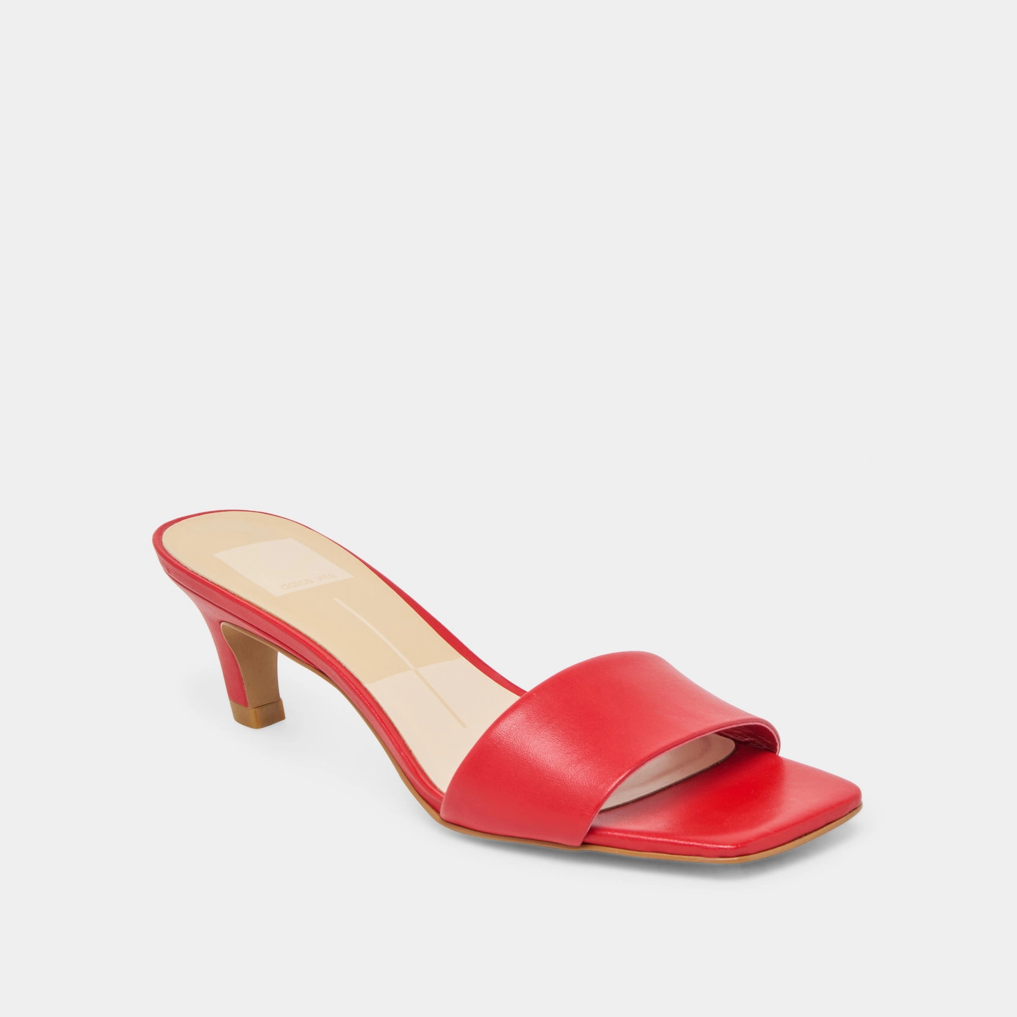 Collapsible Heel REXA HEELS CHILI LEATHER