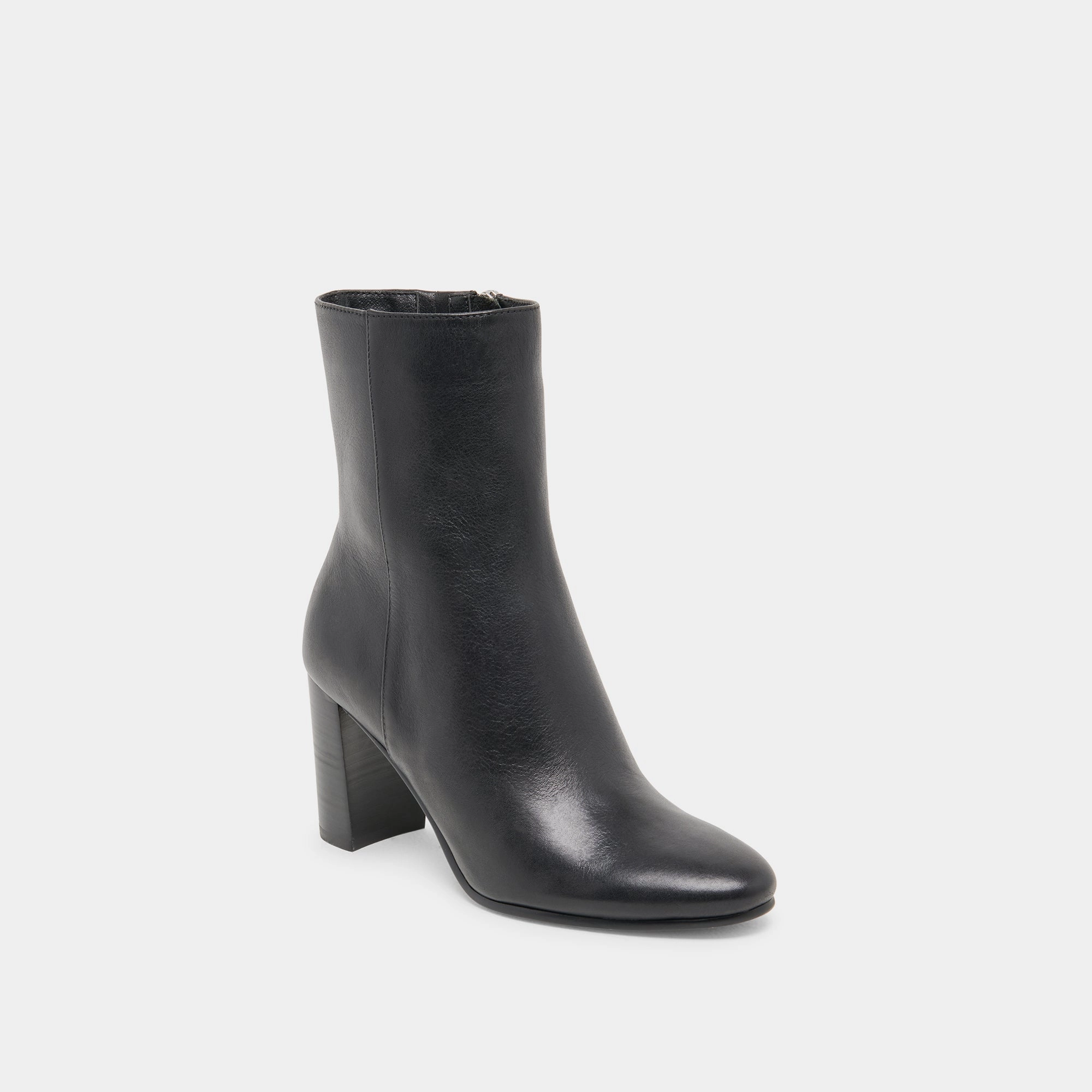 students - specific features SUZY WIDE BOOTIES BLACK LEATHER
