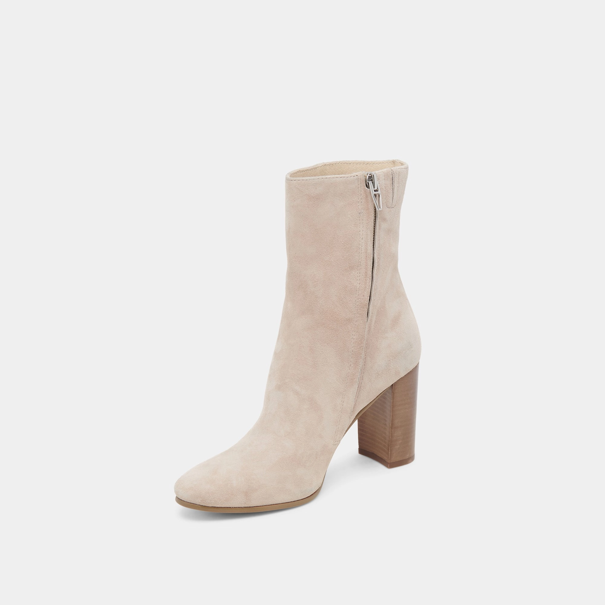 evening Nice SUZY WIDE BOOTIES TAUPE SUEDE
