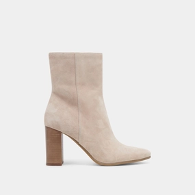 SUZY WIDE BOOTIES TAUPE SUEDE Impact Diffusion System