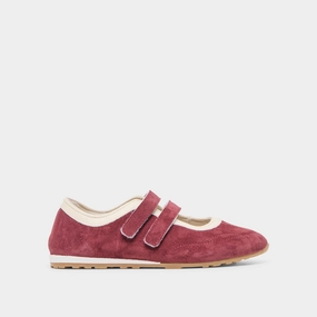 tested SWAN SNEAKERS BURGUNDY SUEDE