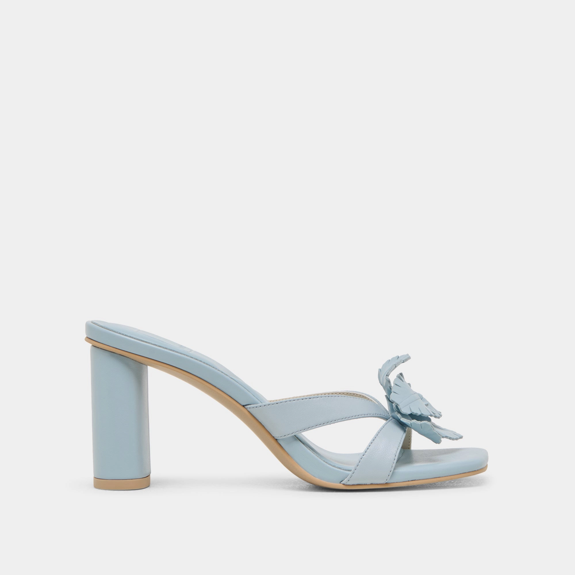 Lightweight Build vibration damping NIKIL HEELS LIGHT BLUE LEATHER