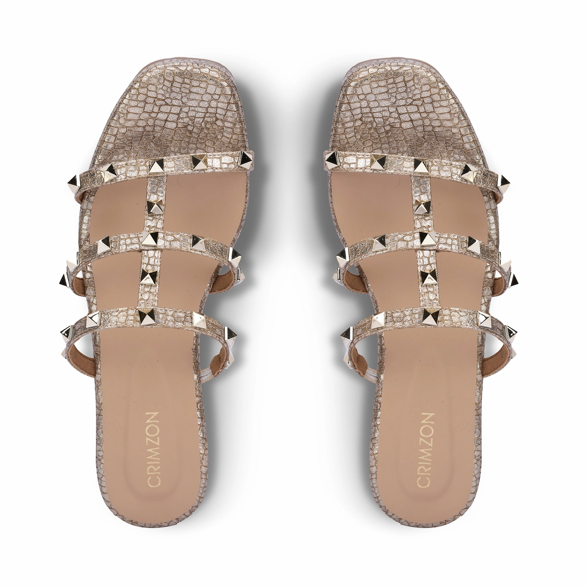 DRAMA- BRONZE WEDGES Slip On Style Rope Knot