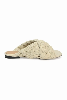 [WS6594] Bottega Veneta | Flat sandals Flex Groove Engineering