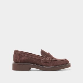 TIGGY LOAFERS MAHOGANY SUEDE Weather Resistant Upper