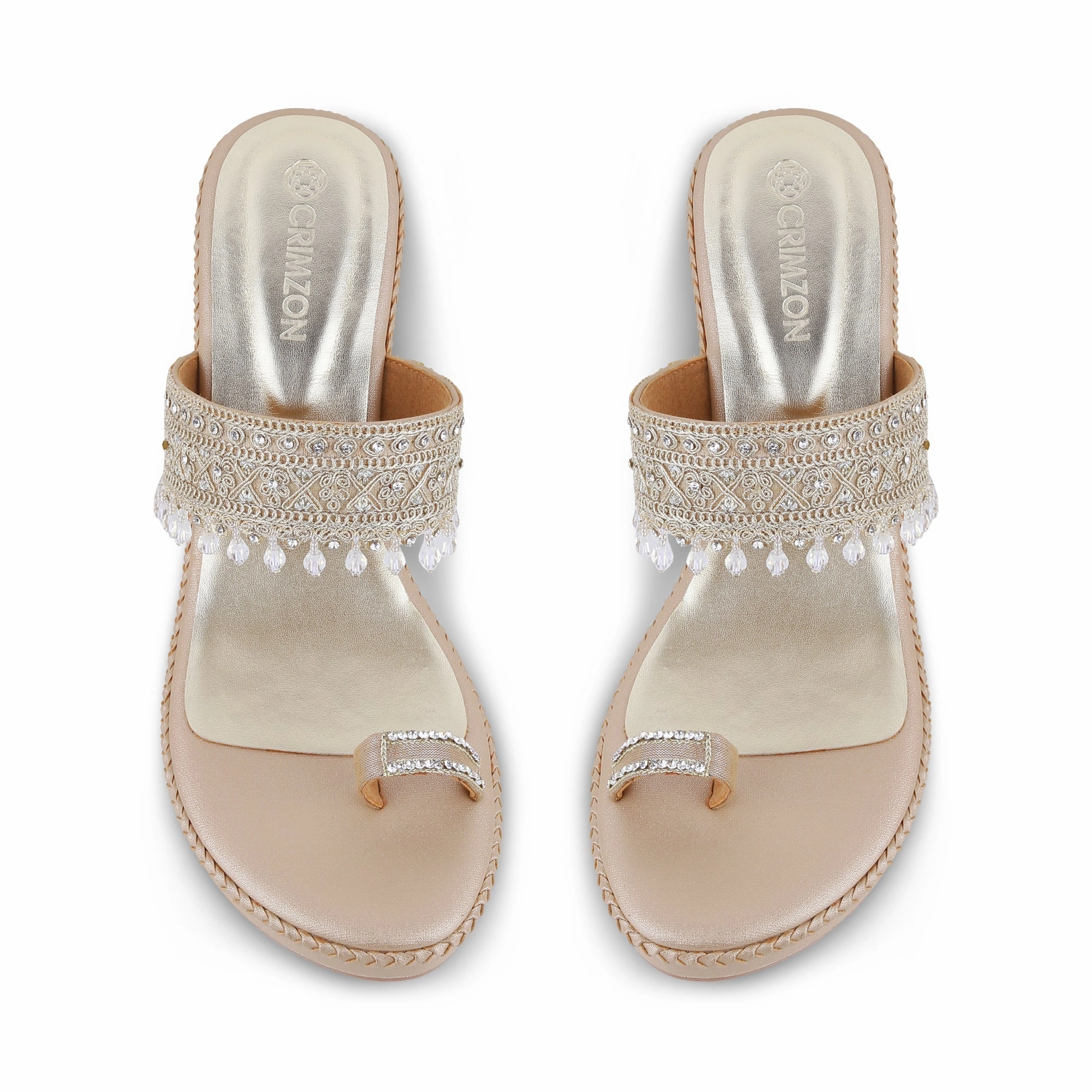 SUHANA- EMBELLISHED WEDGES Practical Stylish