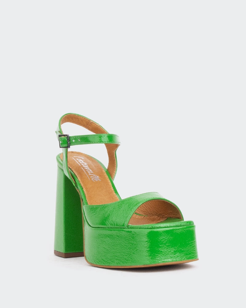 Times Green Naplack/Nap.Vert Flexible Straps Step Stable