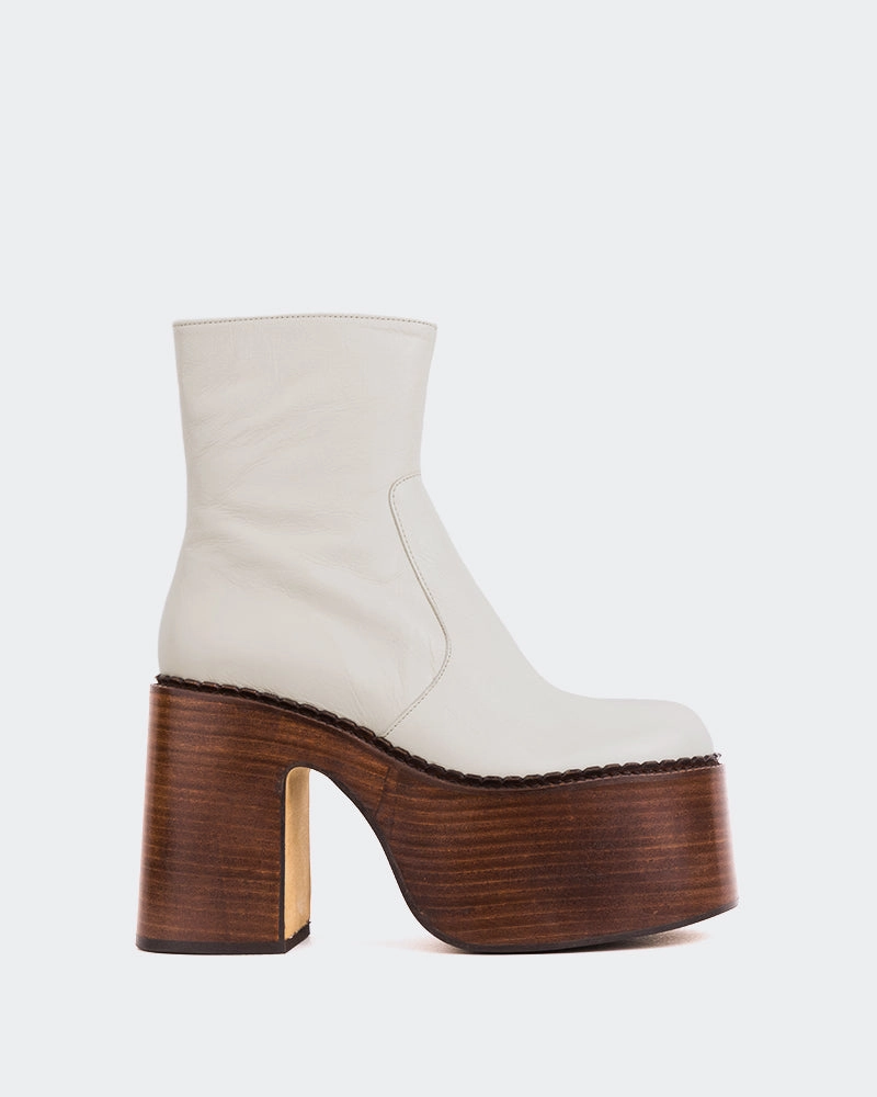 Bendable Gunner Off White Leather