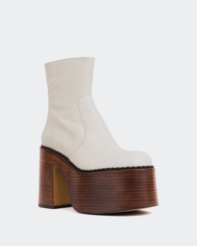 Gunner Off White Leather Impact Dispersing Sole