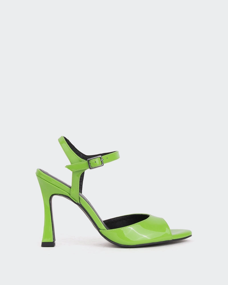Miracle Green Patent/Verni Vert futuristic
