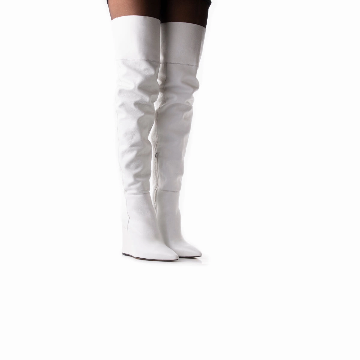 portable microfiber Harvest White Leather