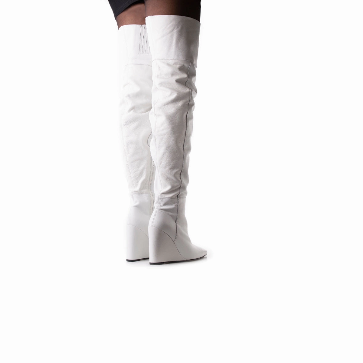 Harvest White Leather Eco Material River Crossing RubberOutsole