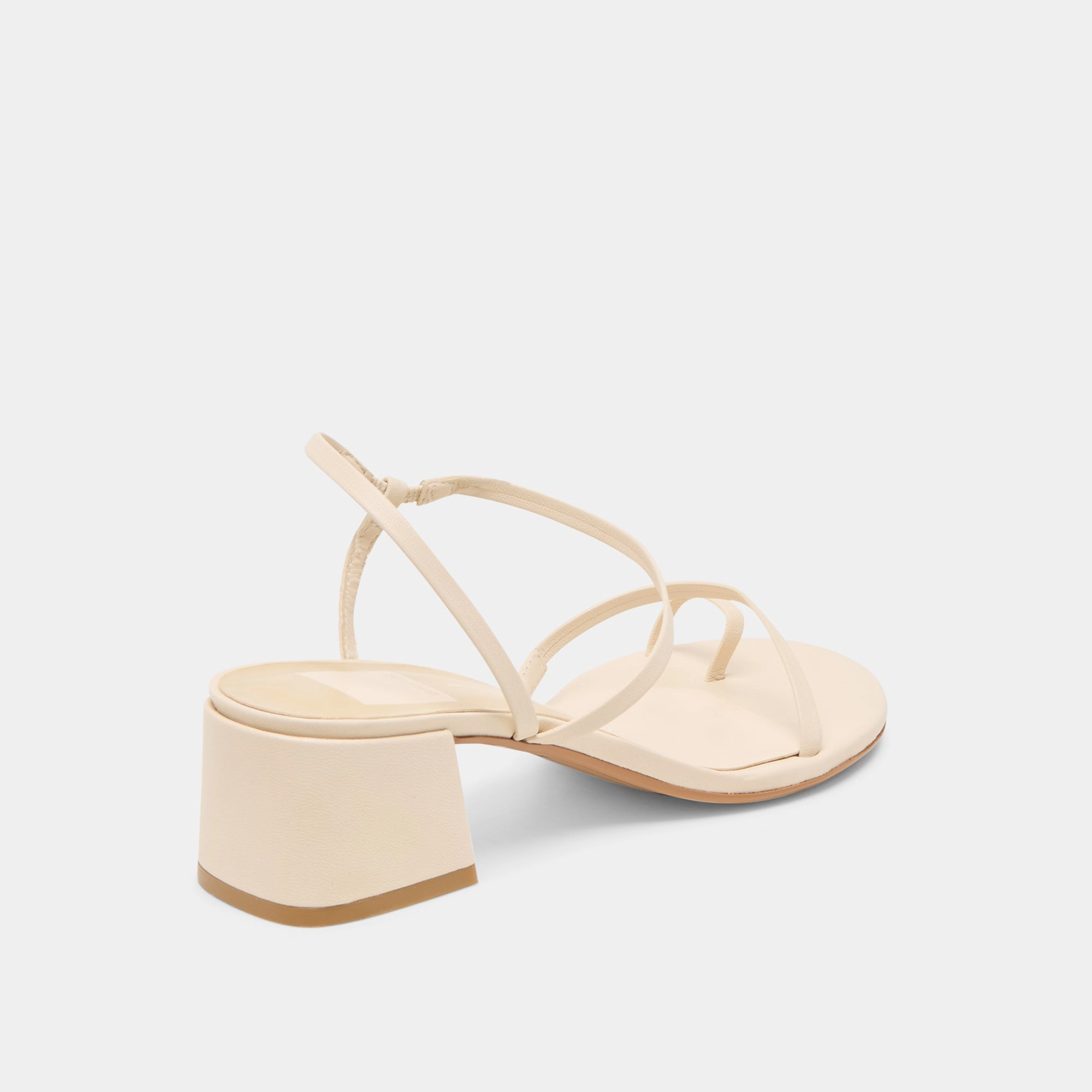 Anti Slip Tread TRINI HEELS CREME LEATHER