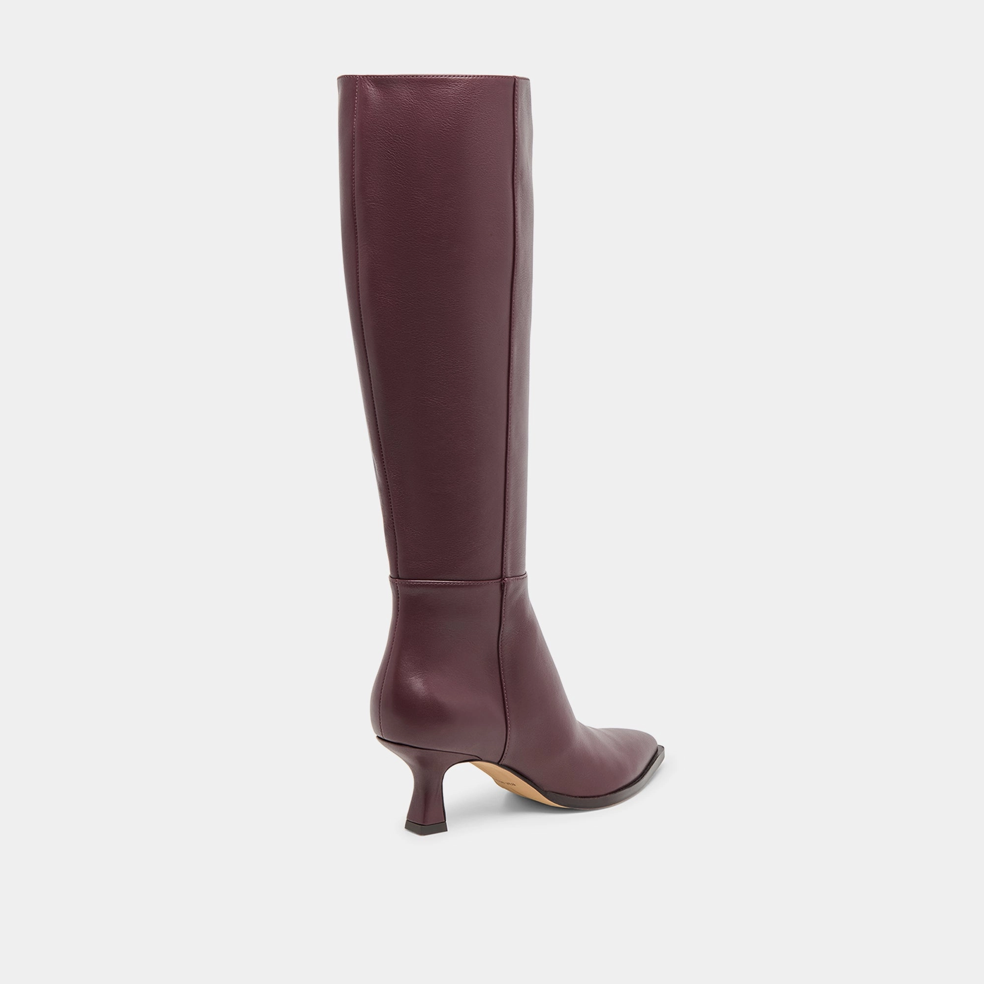 modern - style AUGGIE BOOTS WINE LEATHER