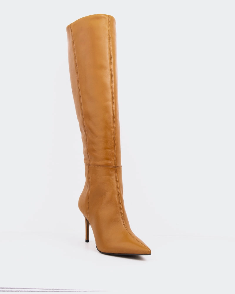 Effortless Style Bushra Camel Leather